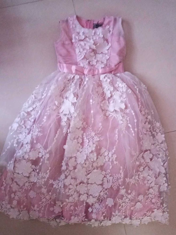 Pink Floral Dress