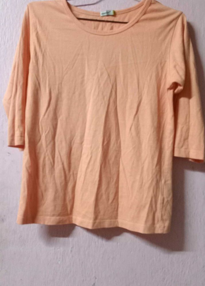 Coral 3/4 Sleeve Top