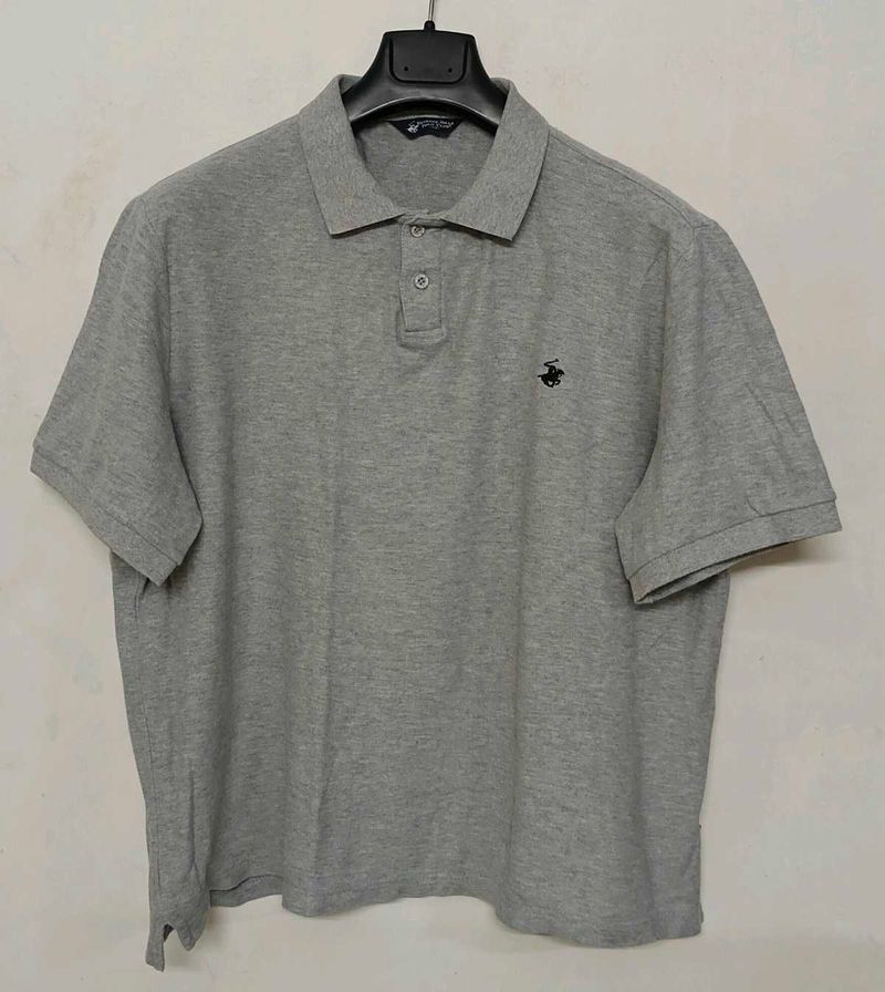 Grey Polo T-Shirt