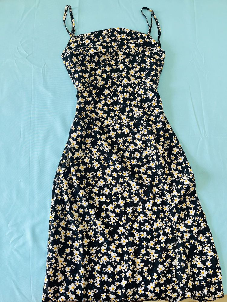 Floral Print Midi Dress
