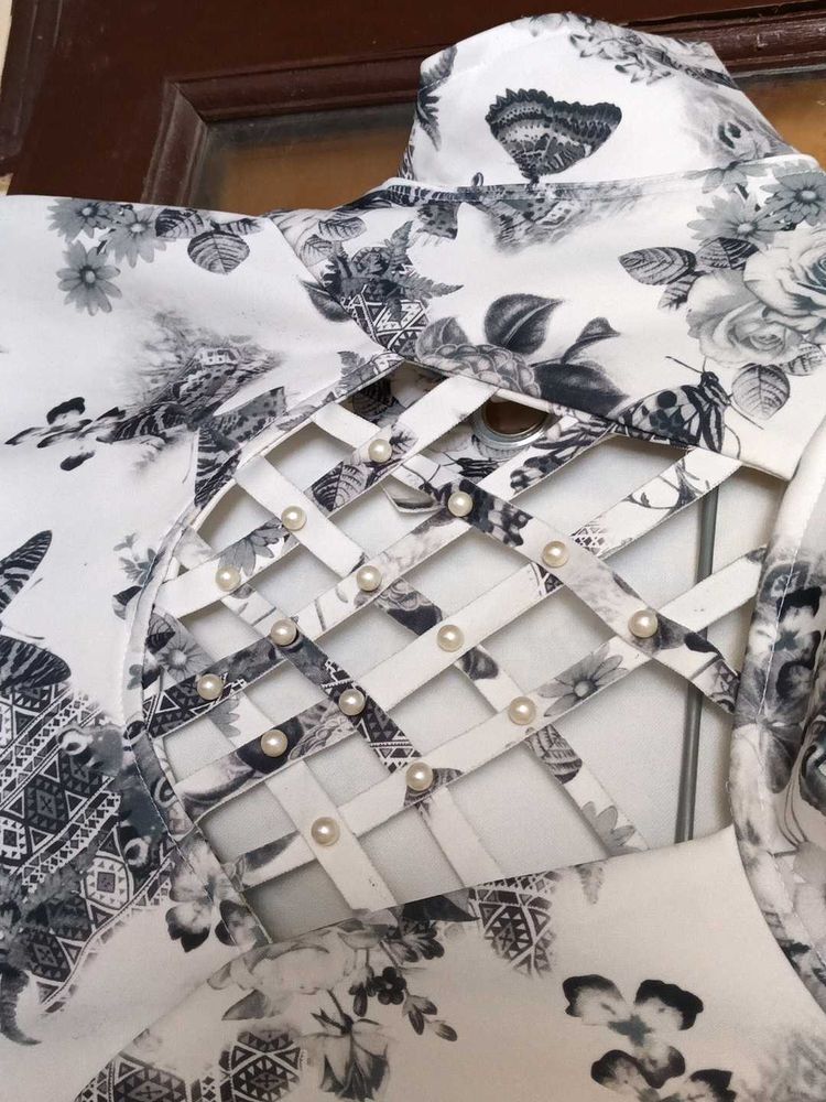 Chic Floral Print Dress