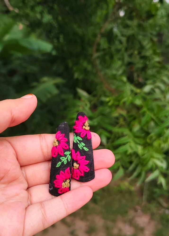 Handmade Floral Hair Clips