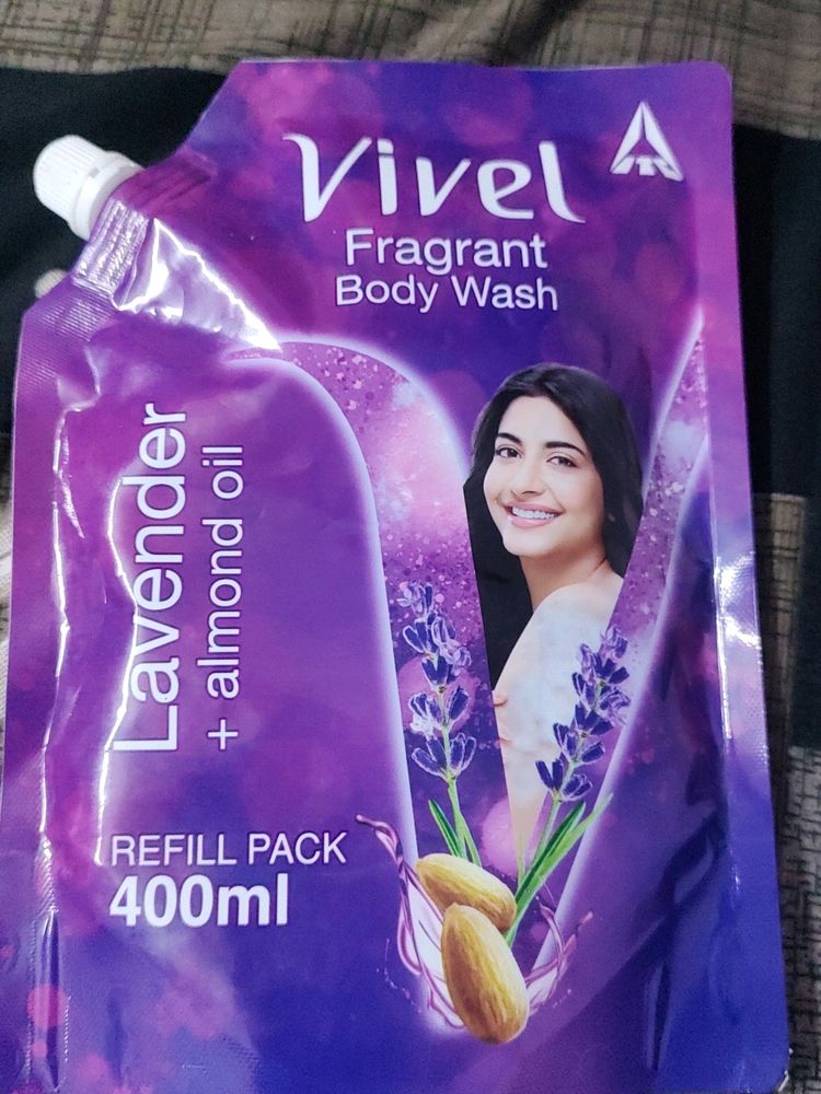 Vivel Lavender+Almond Oil Body Wash