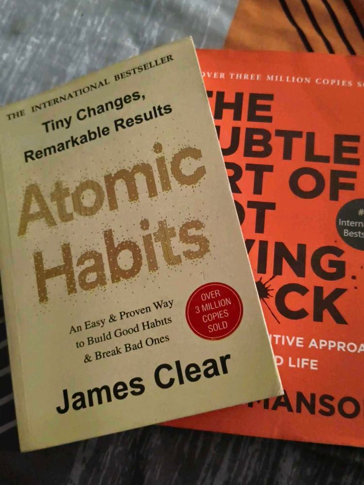 atomic habits and the subtle art of not giving a f
