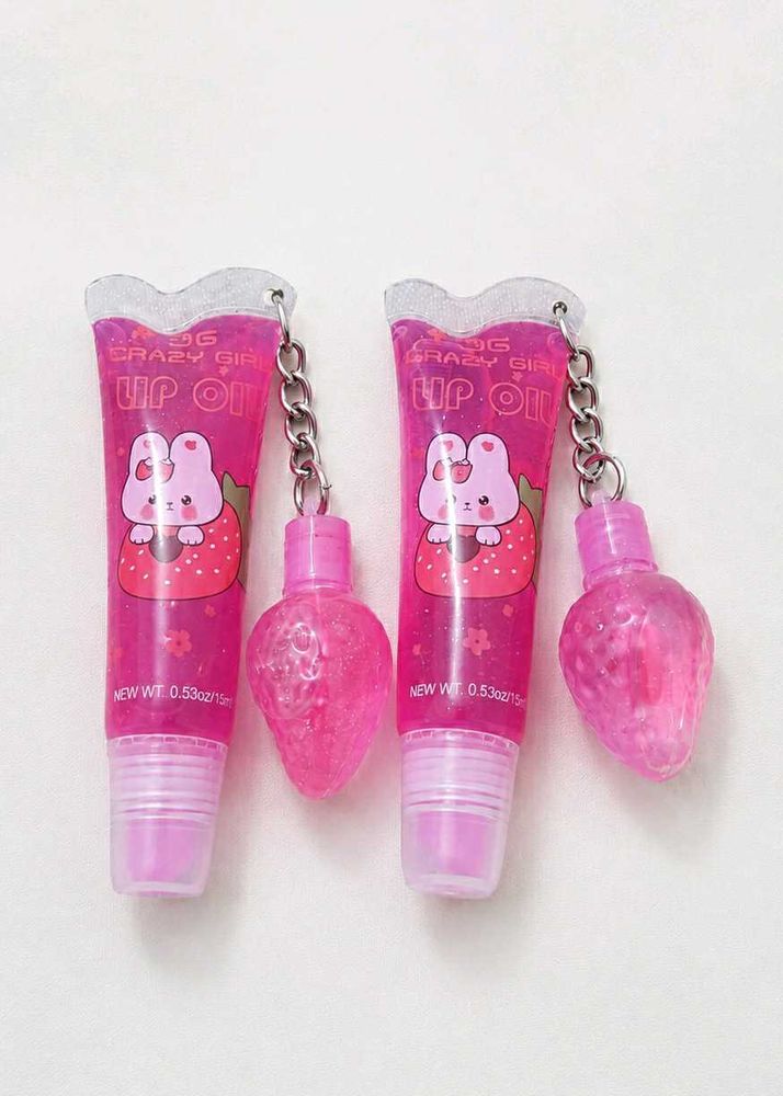 Cute Strawberry Lip Oil Set