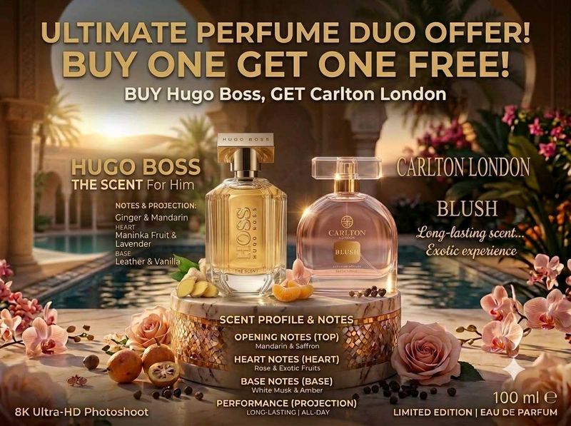 Hugo Boss The Scent + Free Carlton London Perfume