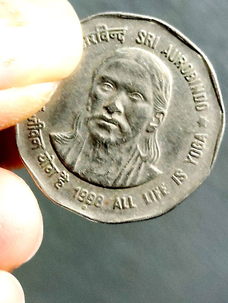 Rs2 Sri Aurobindo Coin