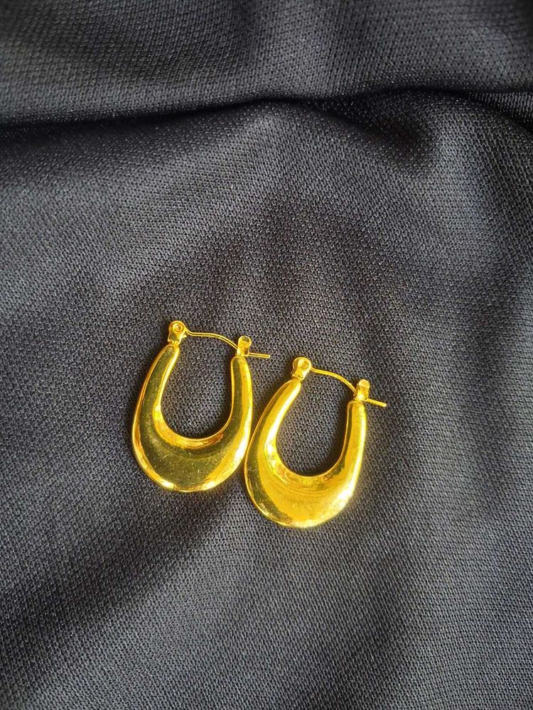 Anti Tarnish Hoop Earrings