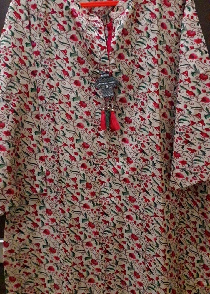 Boho Floral Print Tunic