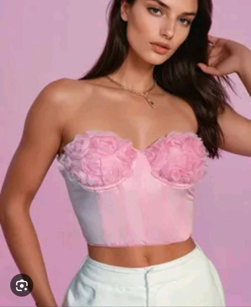 NewMe Pink Corset Top