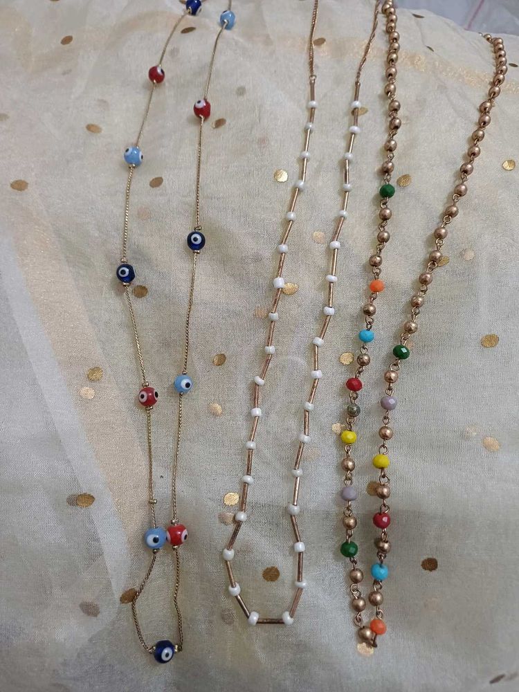 Necklace long and short combo of 5