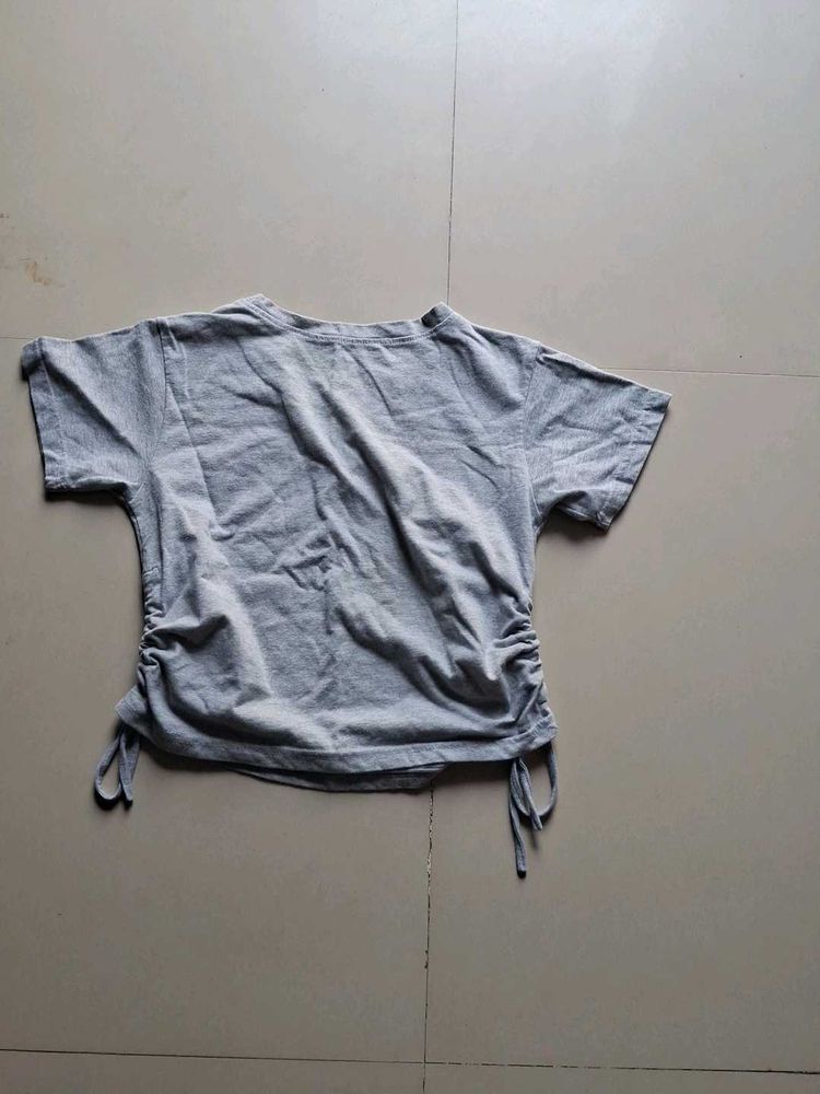 Grey Casual T-Shirt