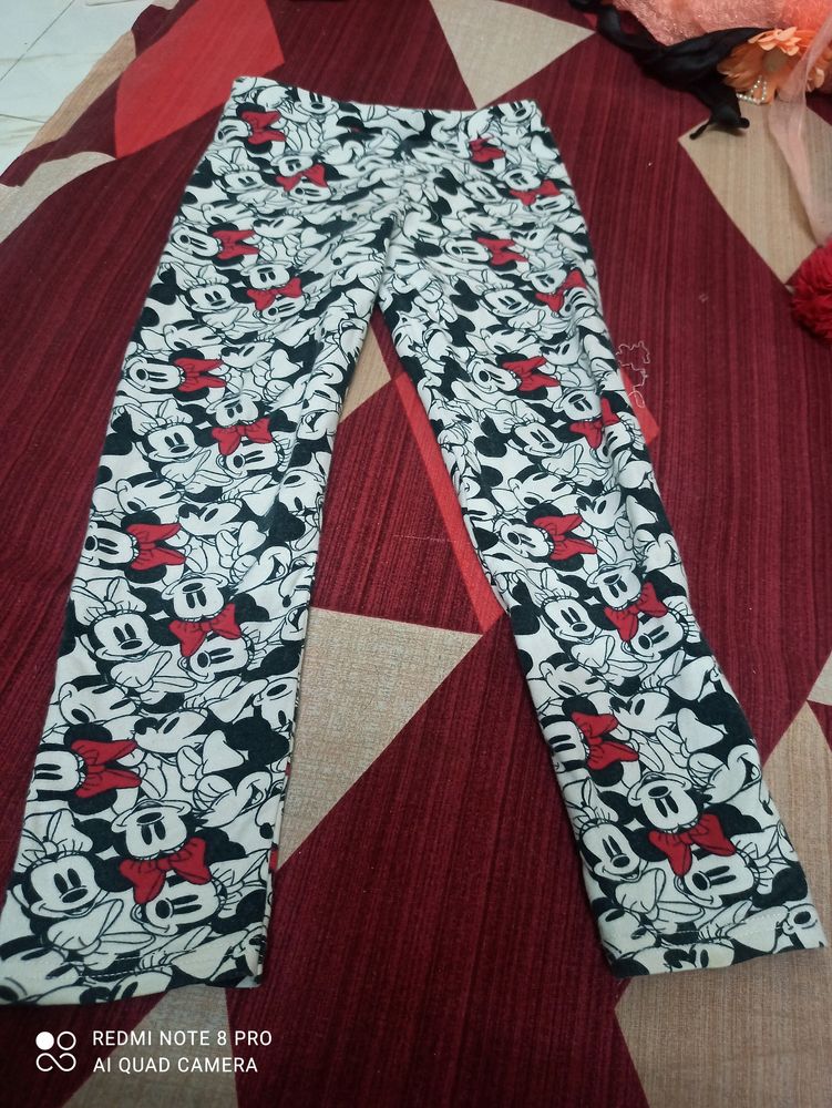 Minnie Mouse Print Leggings