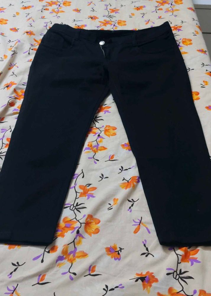 Classic Black Straight Leg Pants