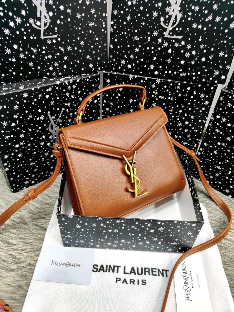 YSL CASSANDRA MINI TOP HANDLE BAG* WD BOX