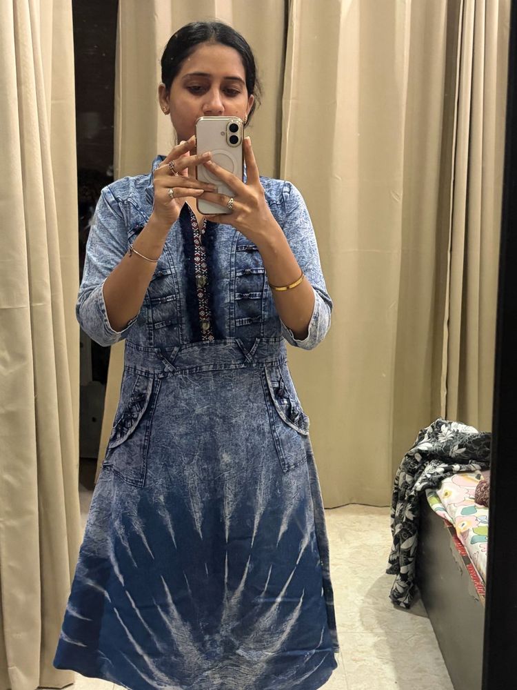 denim top for daily wear
