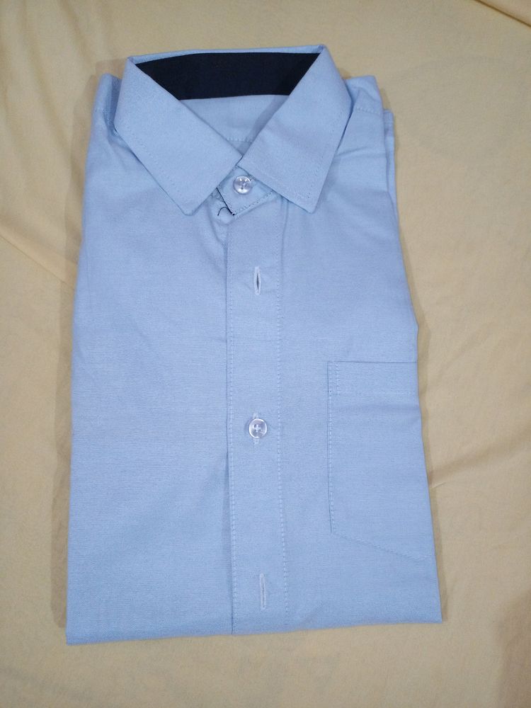 Pure New Sky-blue Formal Shirt