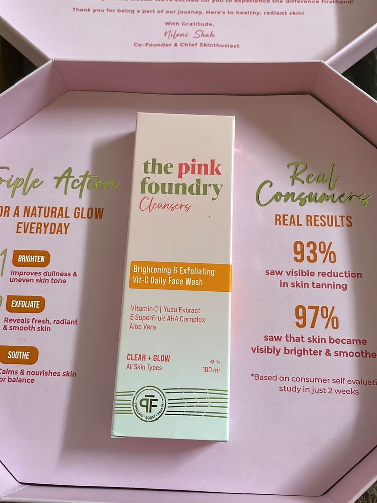 The Pink Foundry Cleanser