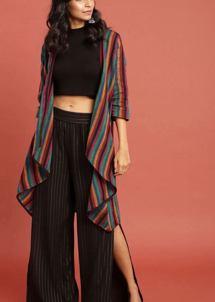 Striped Colorful Shrug