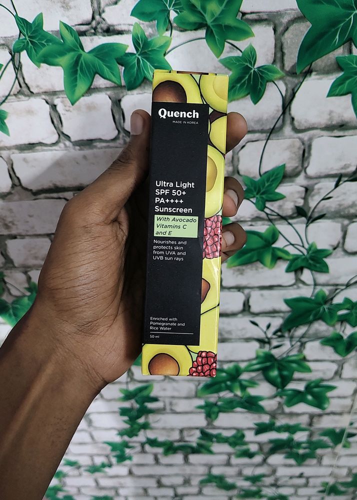 Quench Ultra Light SPF 50+PA++++Sunscreen