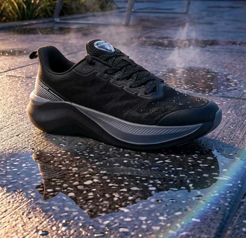 Mens Black Sneakers  Size 7🌟