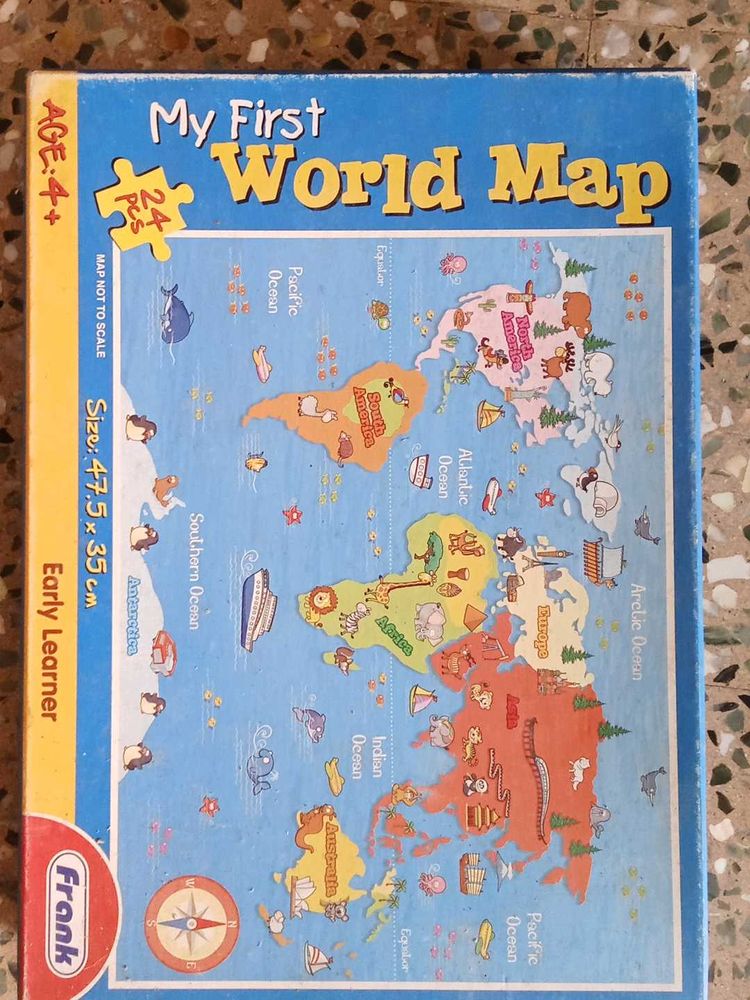 My First World Map Puzzle