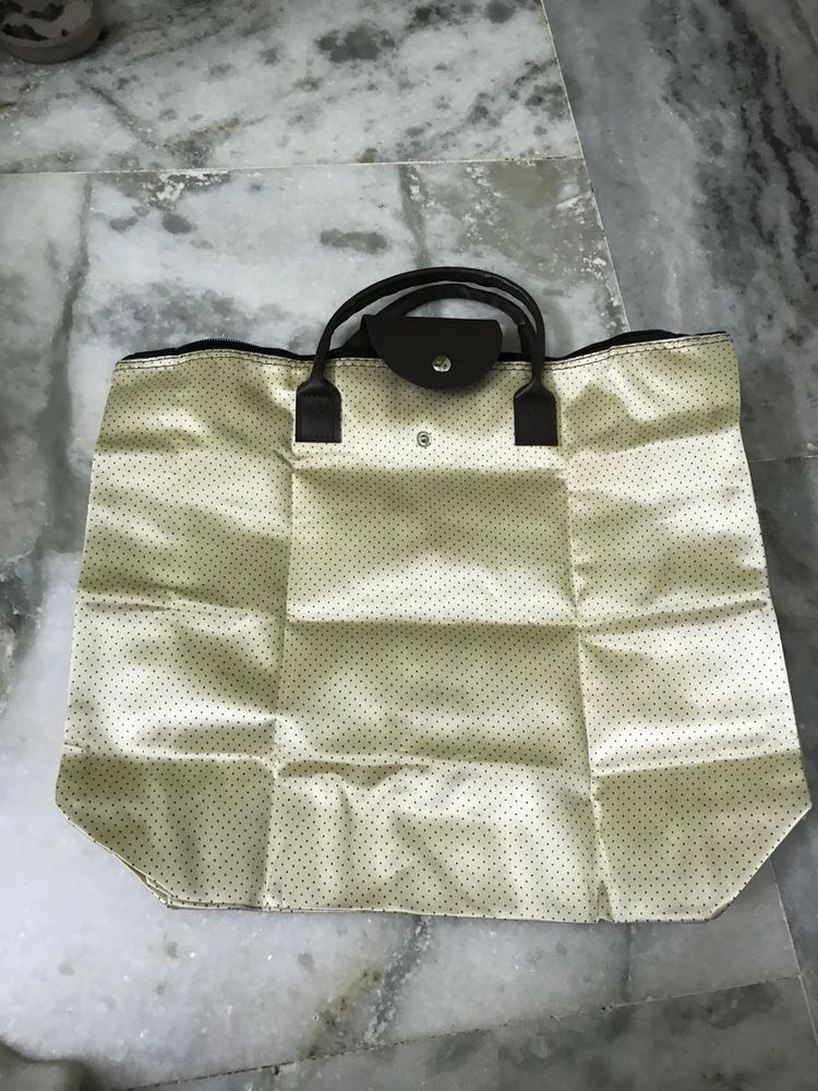 Stylish Dot Print Tote Bag