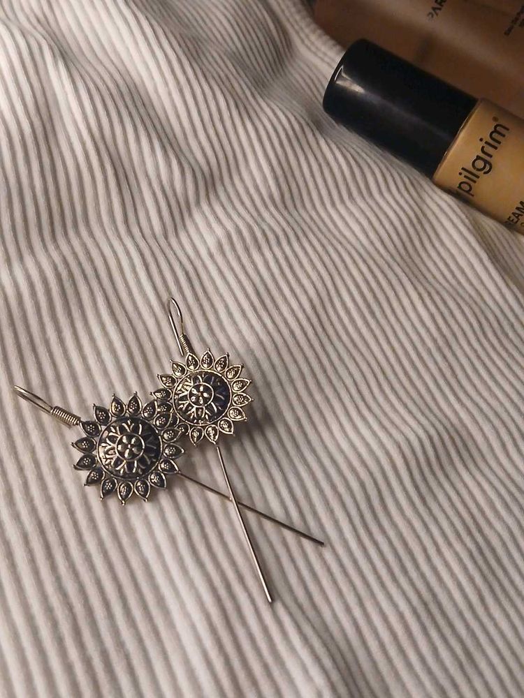 Unique Sun Motif Earrings