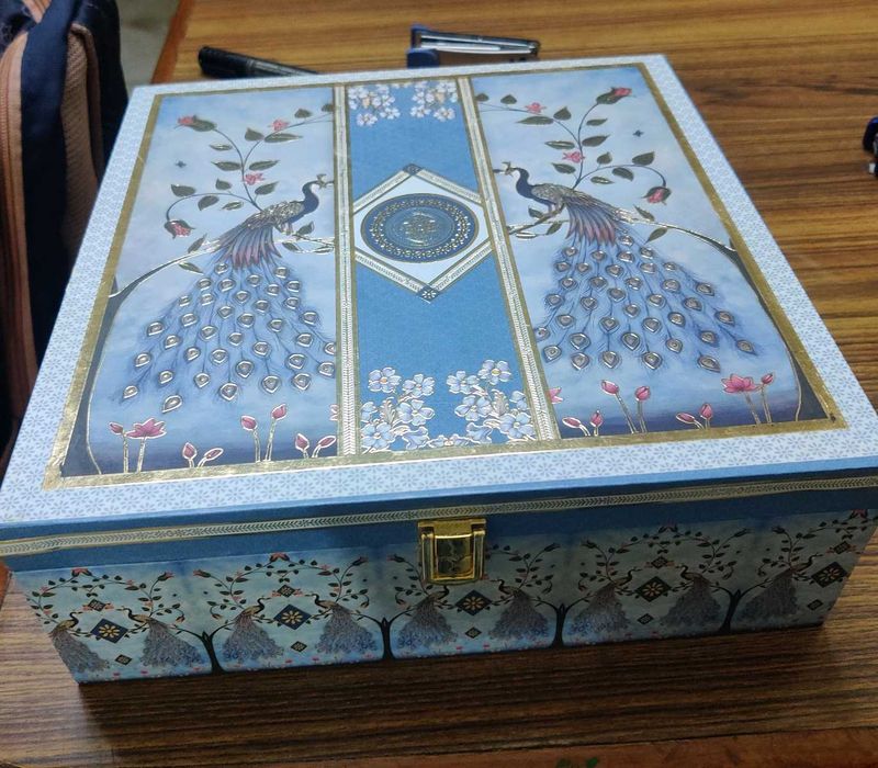 Decorative Peacock Gift Box