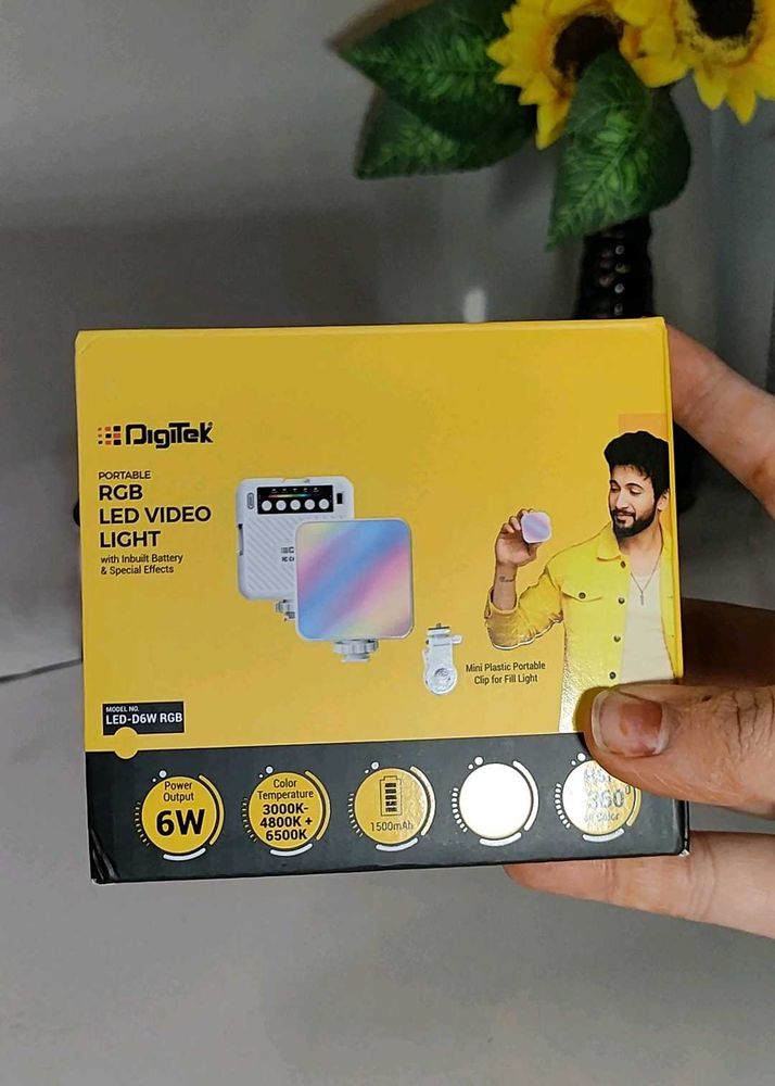 Digitek Portable RGB LED Video Light