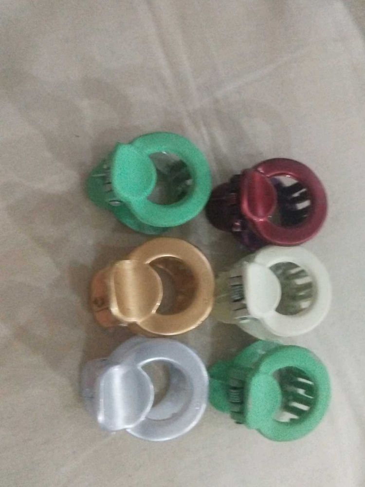 Assorted Mini Claw Clips( set of 6 )