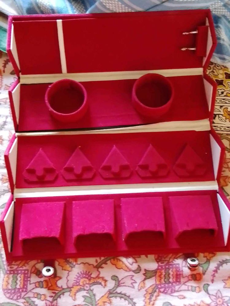 Red Jewelry Box Organizer