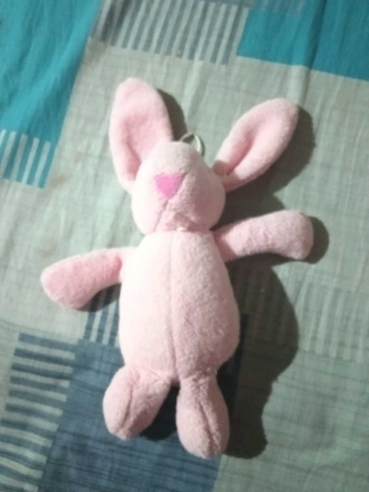 Cute Pink Bunny Plush