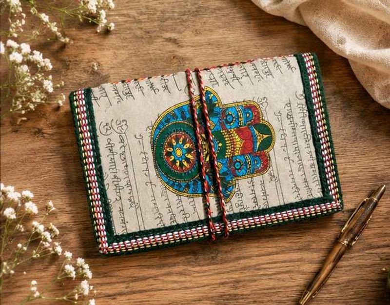 Handcrafted Hamsa diary