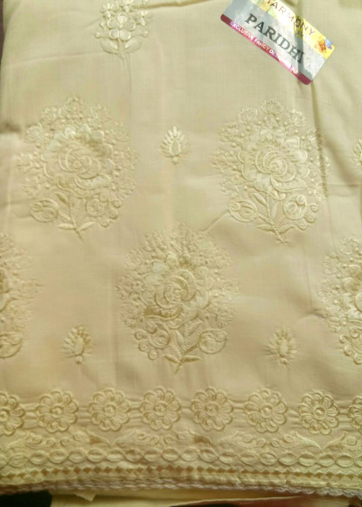 Embroidery Cotton Suit (Unstitched)