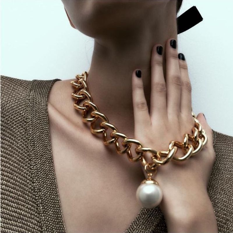 Limited Edition Zara Huge Pearl Pendant Necklace