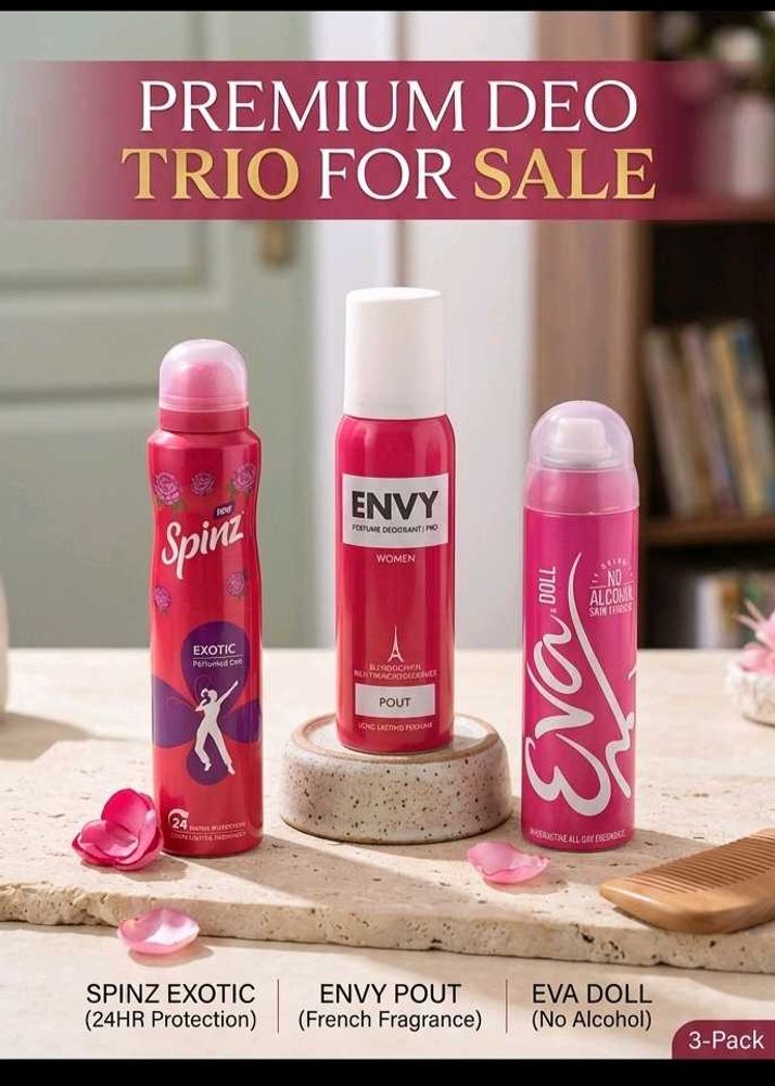 ✨ PREMIUM DEO / PERFUME TRIO FOR SALE ✨