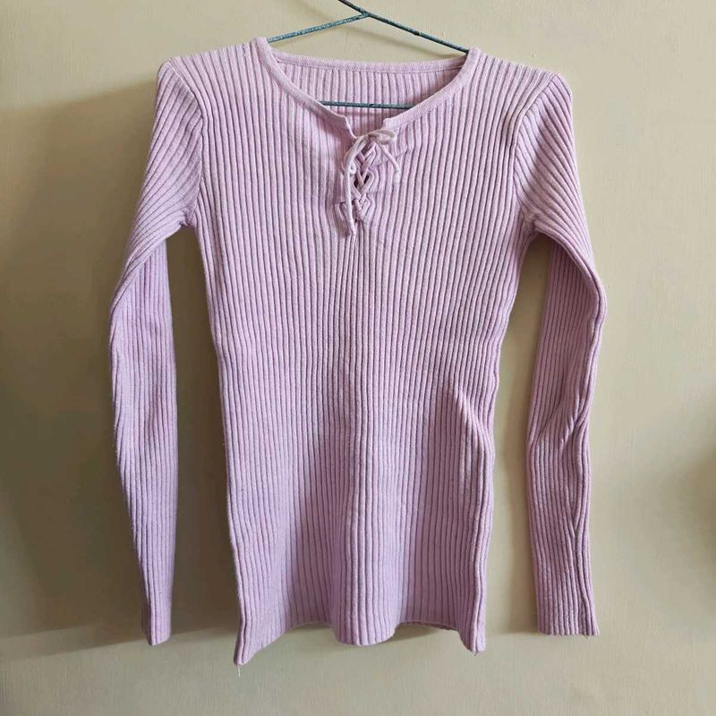 Cute Pink Knot Top