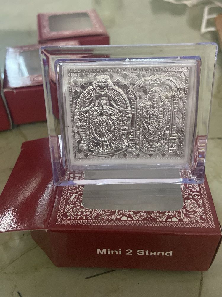 Perumal&amp;thayar Silver Showpiece