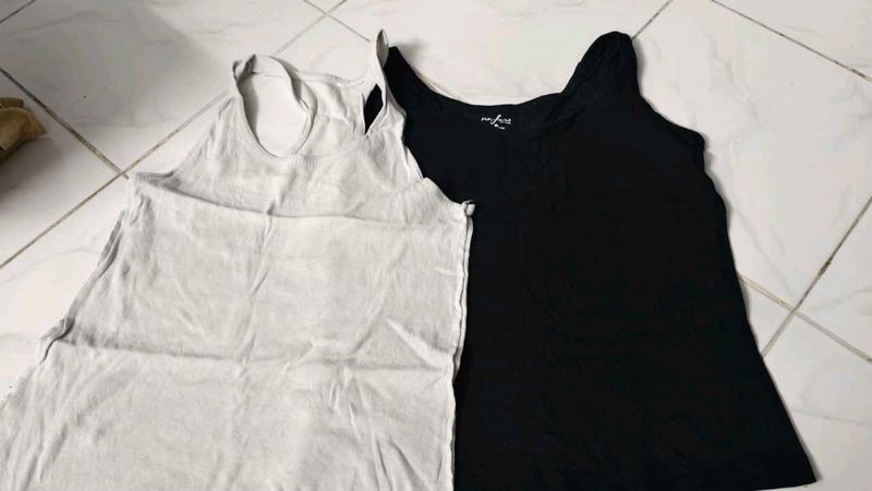 Bundle of 2 Tank Tops (Black &amp; White)