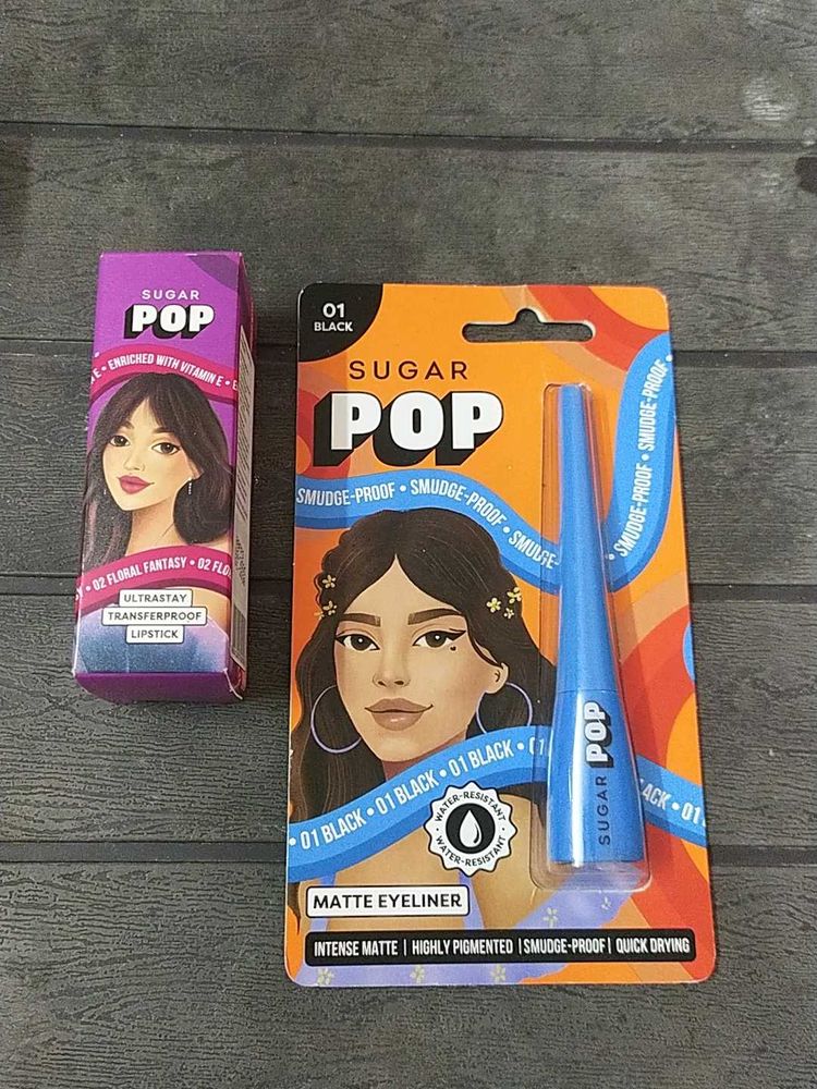 SUGAR POP MATTE EYELINER &amp; TRANSFERPROOF LIPISTICK