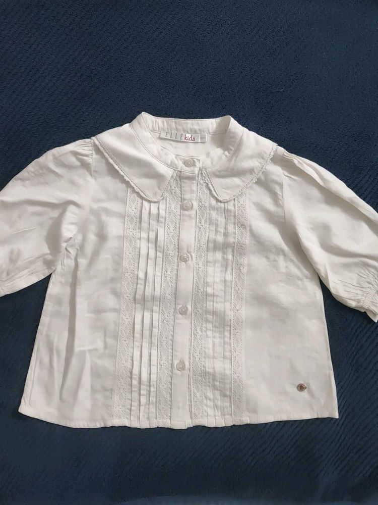 Cute White Broderie Anglaise Blouse