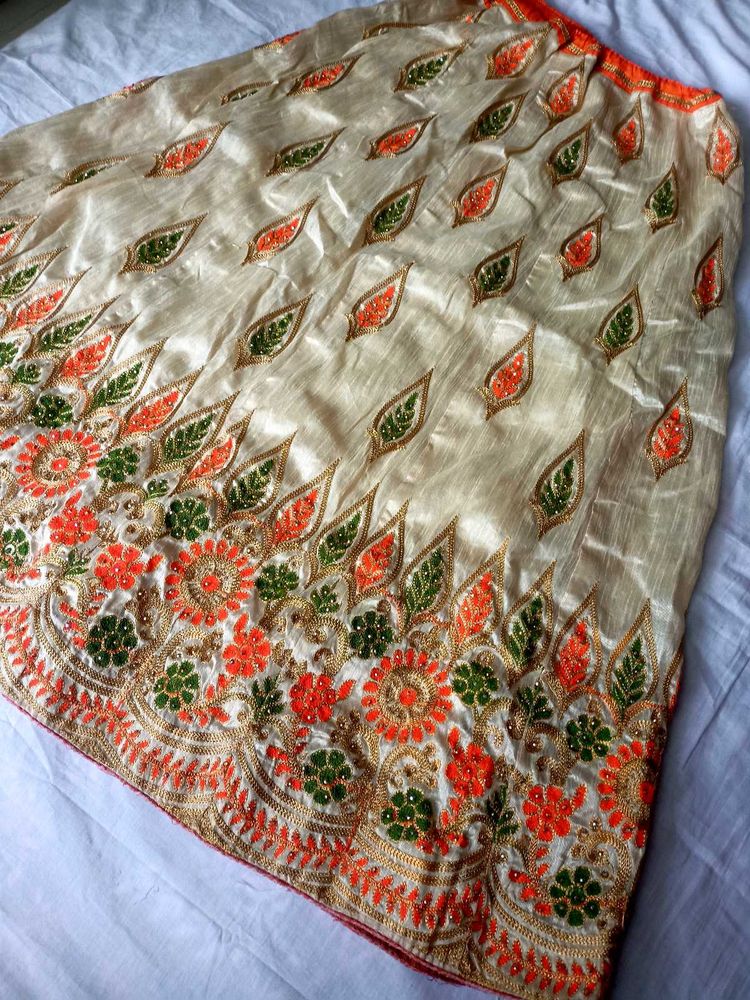 Embroidered Lehenga Choli Floral Ethnic Wear