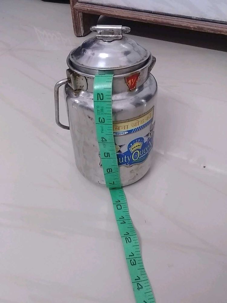 Vintage Stainless Steel Milk Can