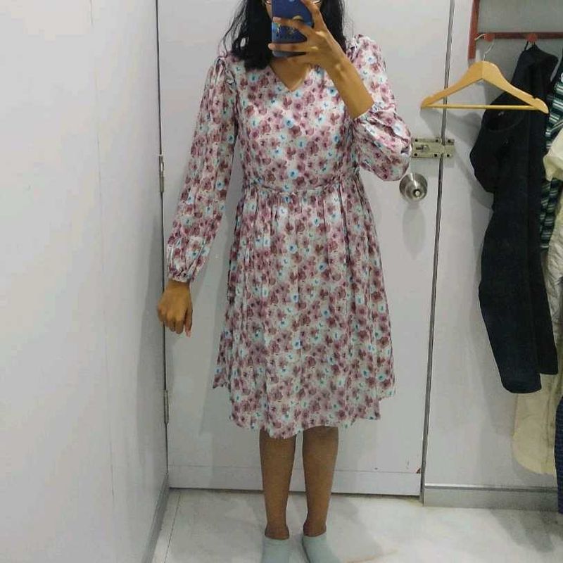 Van Heusen Floral Fit &amp; Flare Midi Dress