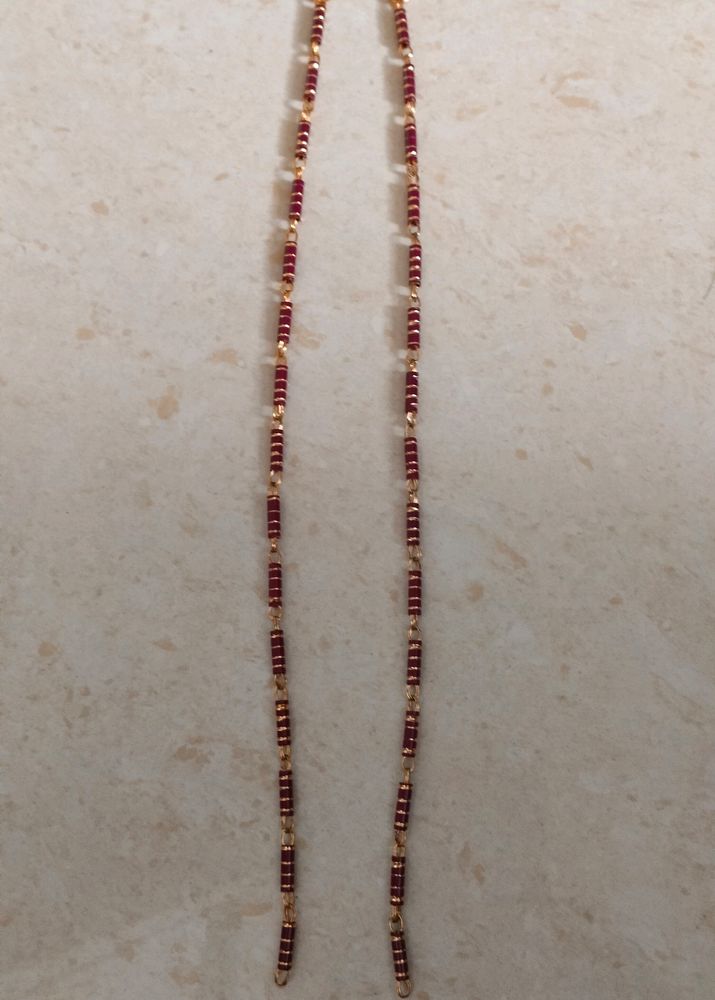 Beaded Gold Payal