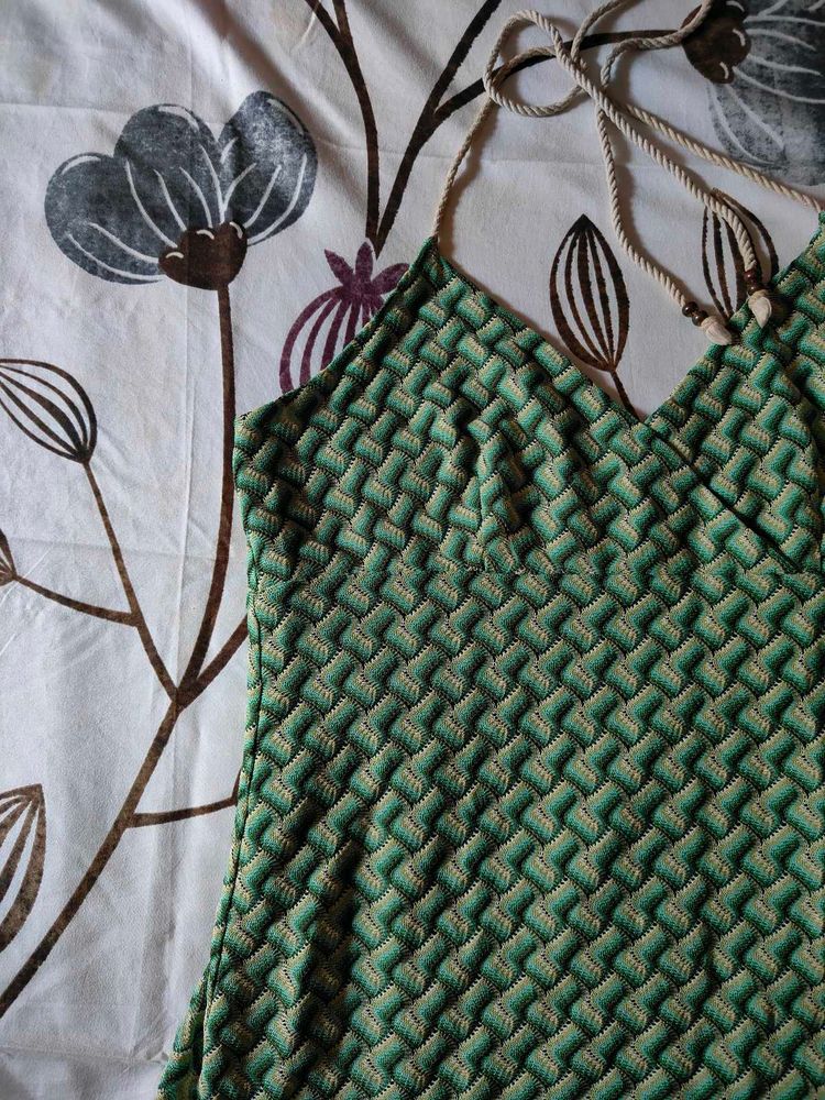 Green Fairycore Dress