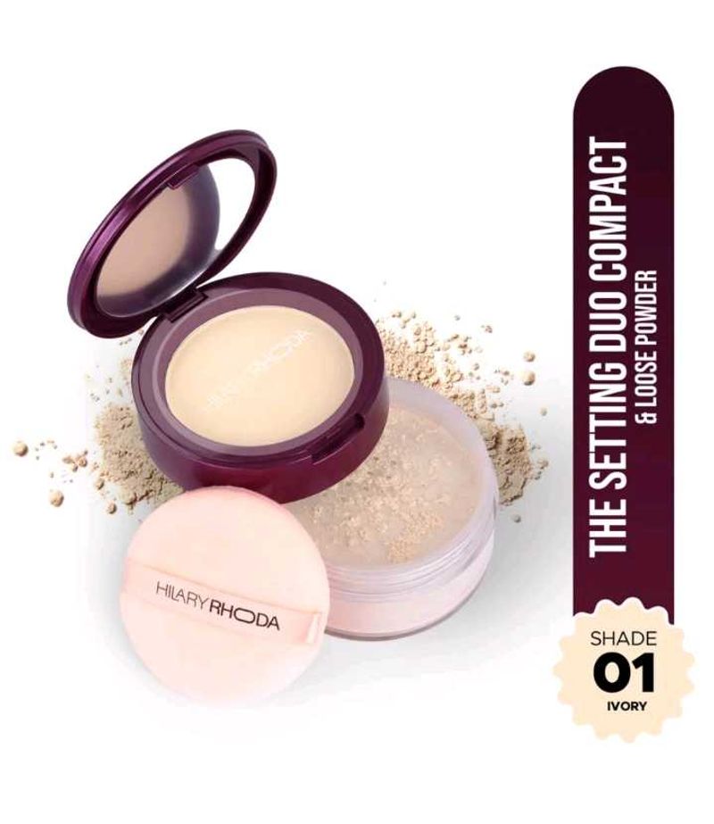 Hilary Rhoda Setting Duo Compact &amp; Loose Powder