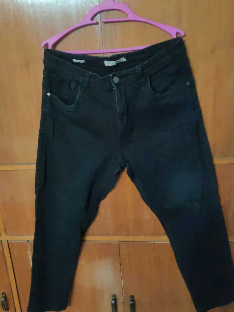 Classic Black Denim Jeans