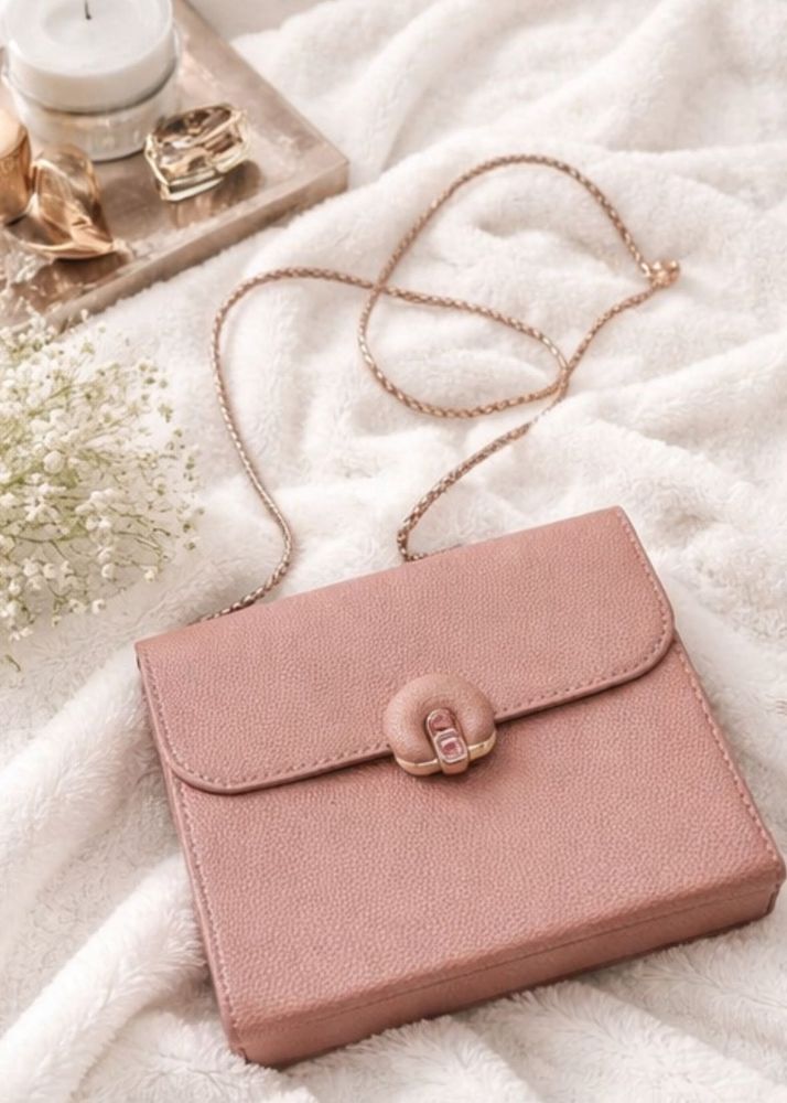 Stylish Pink Clutch Bag